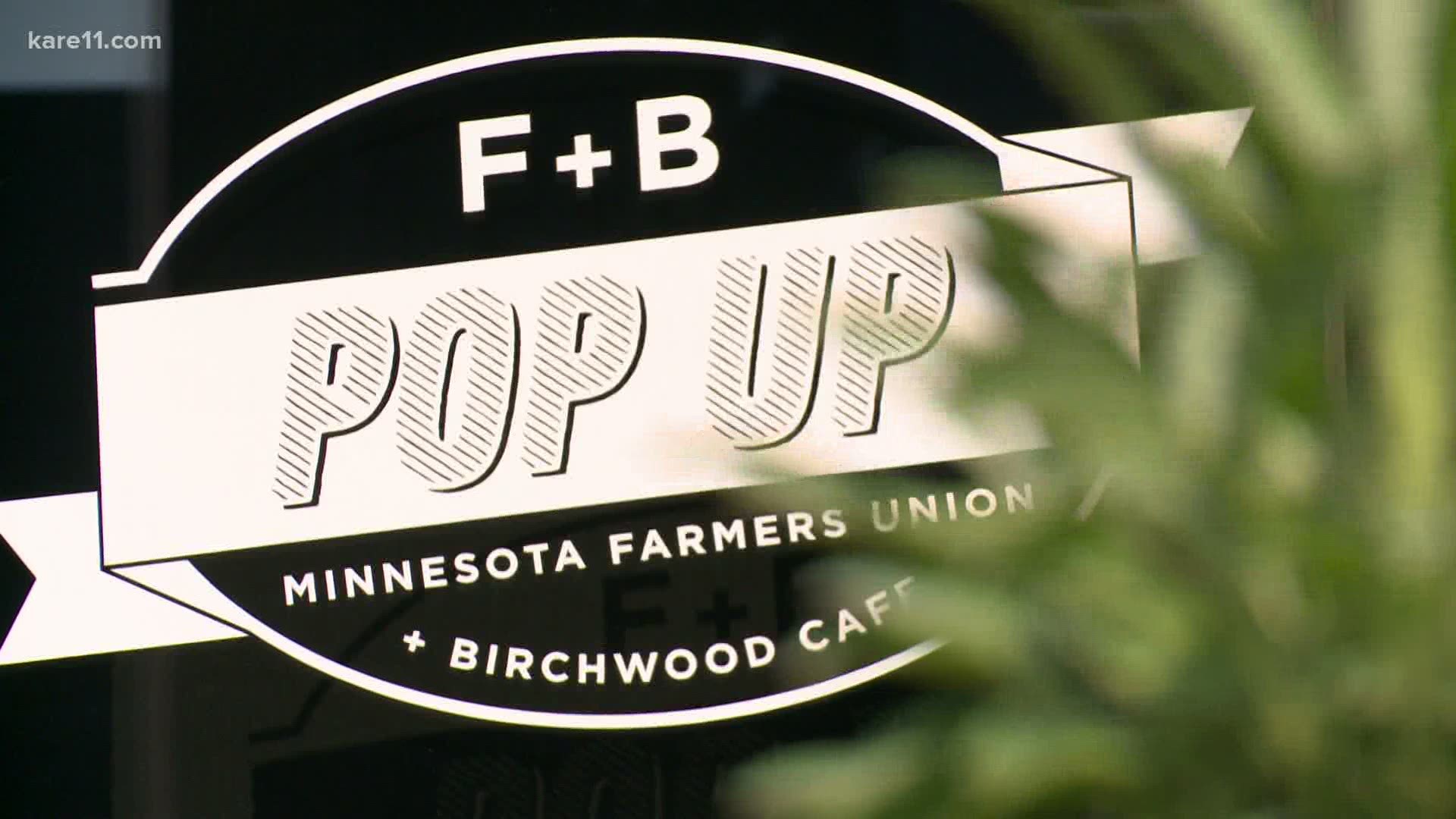Minnesota Farmers Union and Birchwood Cafe recently opened F + B, a pop-up restaurant that includes fair favorites like the Heirloom Tomato + Sweet Corn BLT.