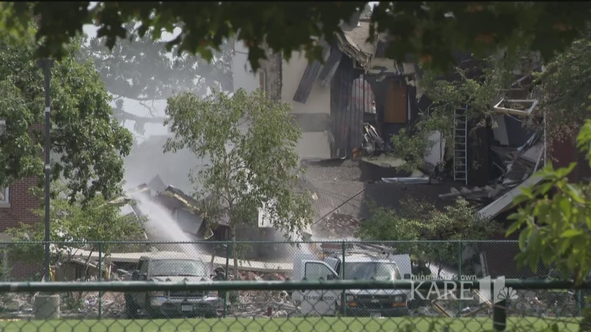 Authorities pulled a second body from the rubble Wednesday night, after a building exploded and collapsed at Minnehaha Academy earlier in the day. http://kare11.tv/2uZRq9r