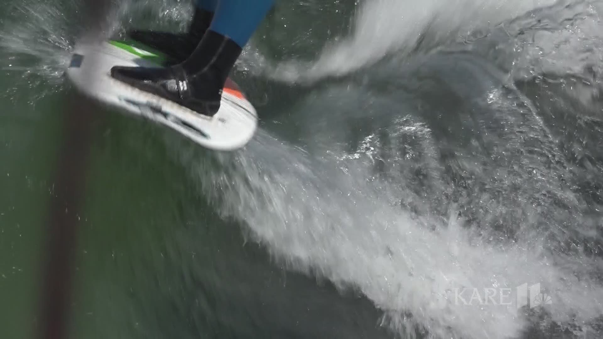 Minnesota wakesurfer Stacia Bank rides the wave into her professional career. https://kare11.tv/2WfrqnD