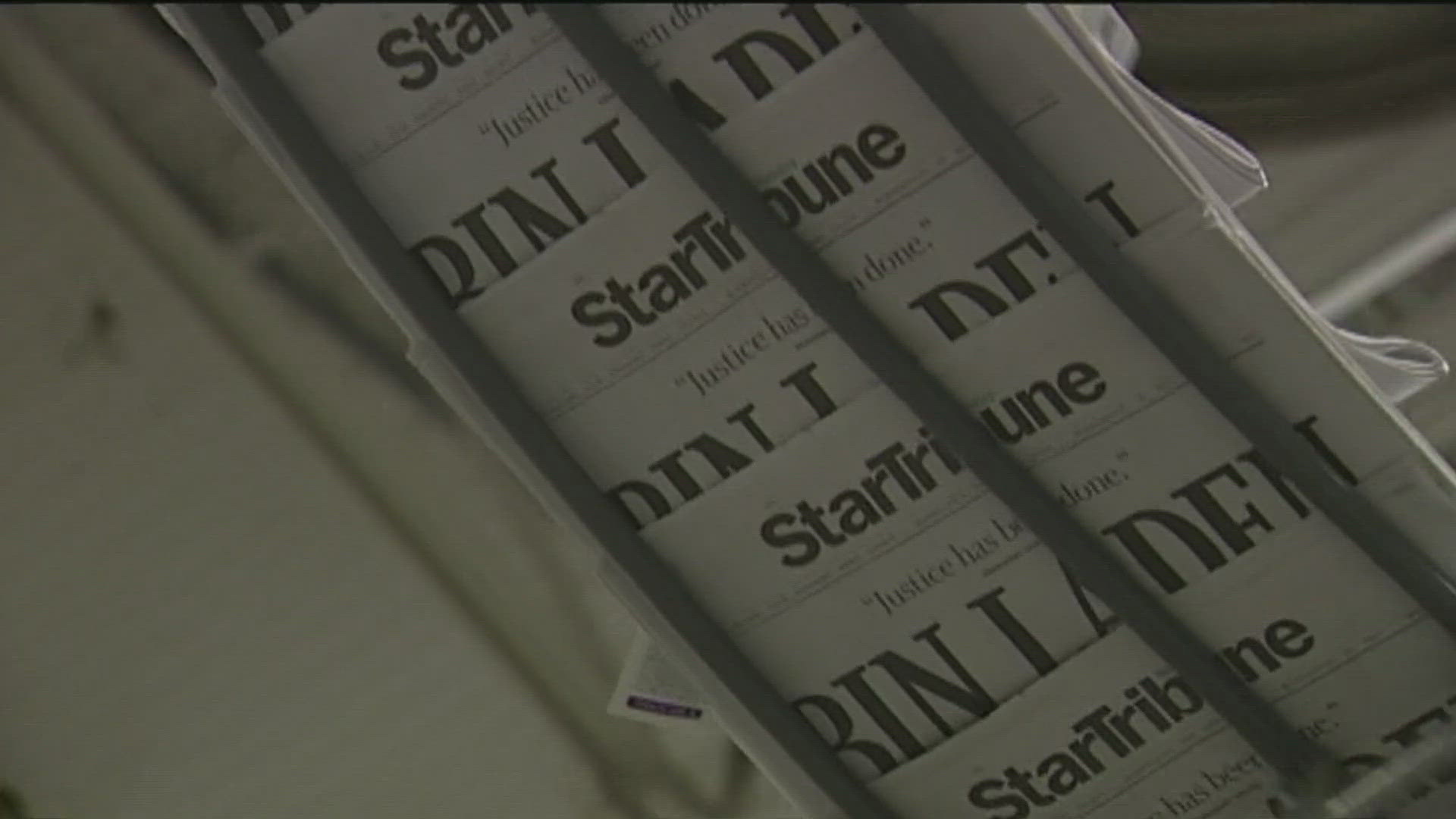 The media company will print its last paper from its current Minneapolis facility on December 27.