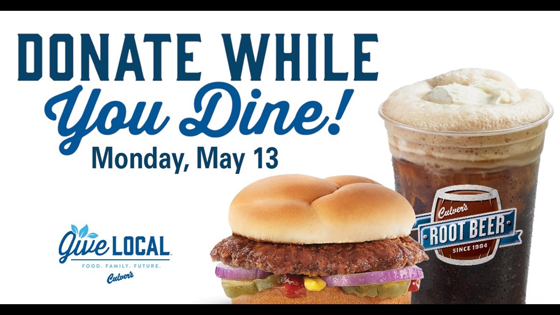 Go to Culver's on May 13 for Day of Giving