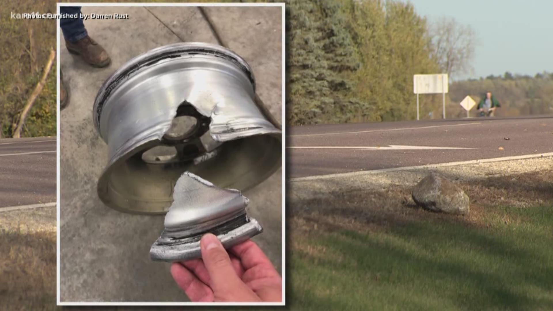 Mystery rocks causing damage to cars in Lakeville