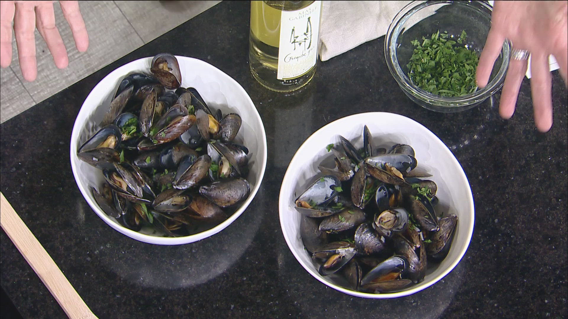 Steve Hoffman made a Mediterranean-inflected version of Mussels in White Wine Sauce that was a family "fast food" staple during their time in southern France.