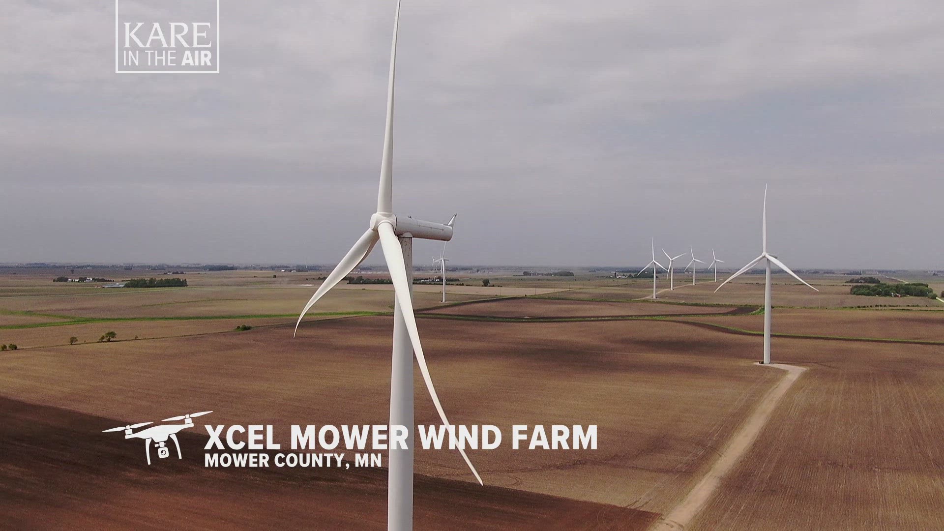 The farm consists of 43 individual turbines, each of which is taller than a 20-story building with three 172-foot blades.