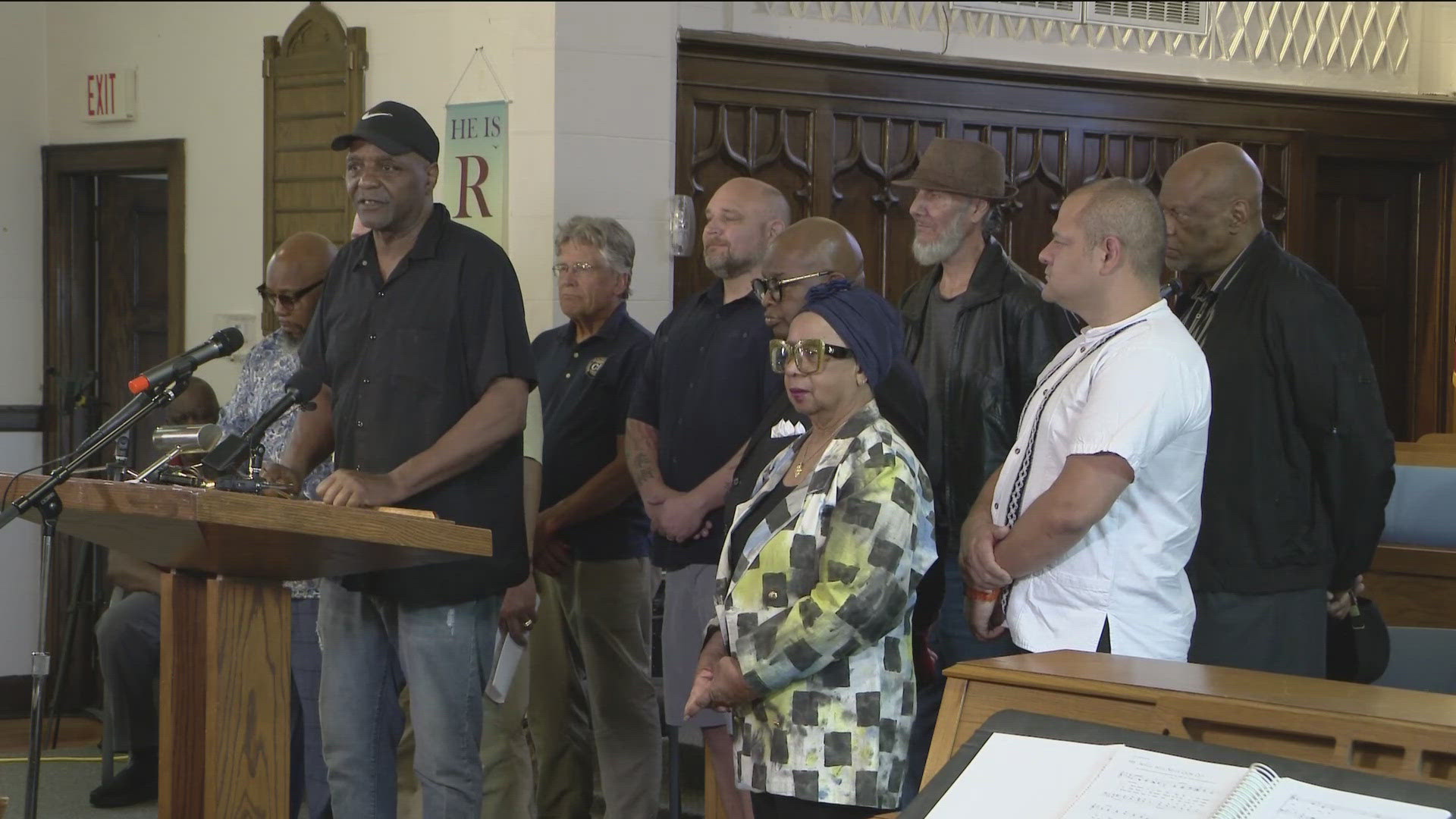 Their plea comes days after Officer Jamal Mitchell was killed in the line of duty.