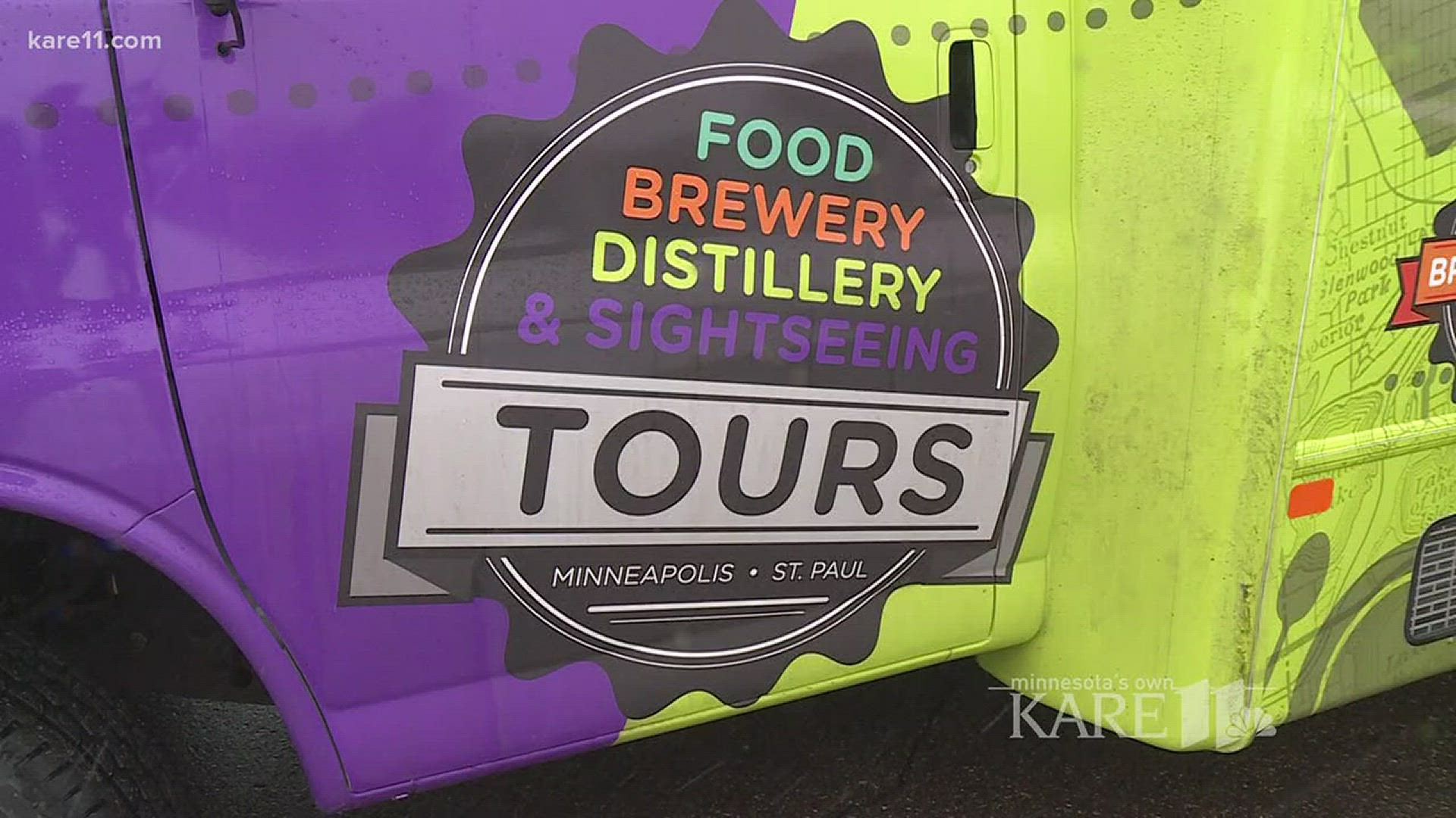 The Experience the Twin Cities tour bus will take you on an adventure around the cities to places like restaurants, breweries and local sites.