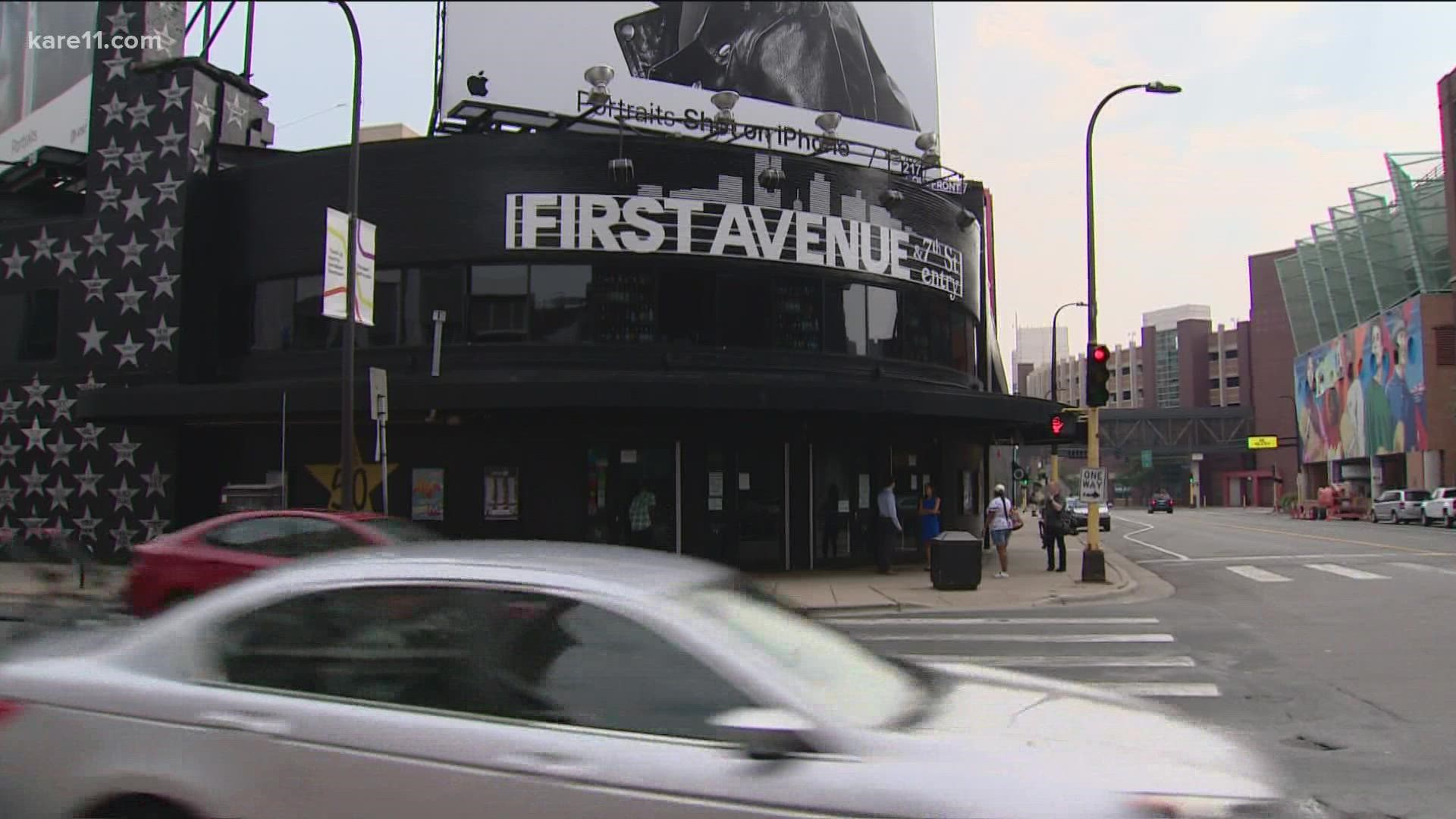 The new policy will apply to all events at First Avenue and its associated venues.