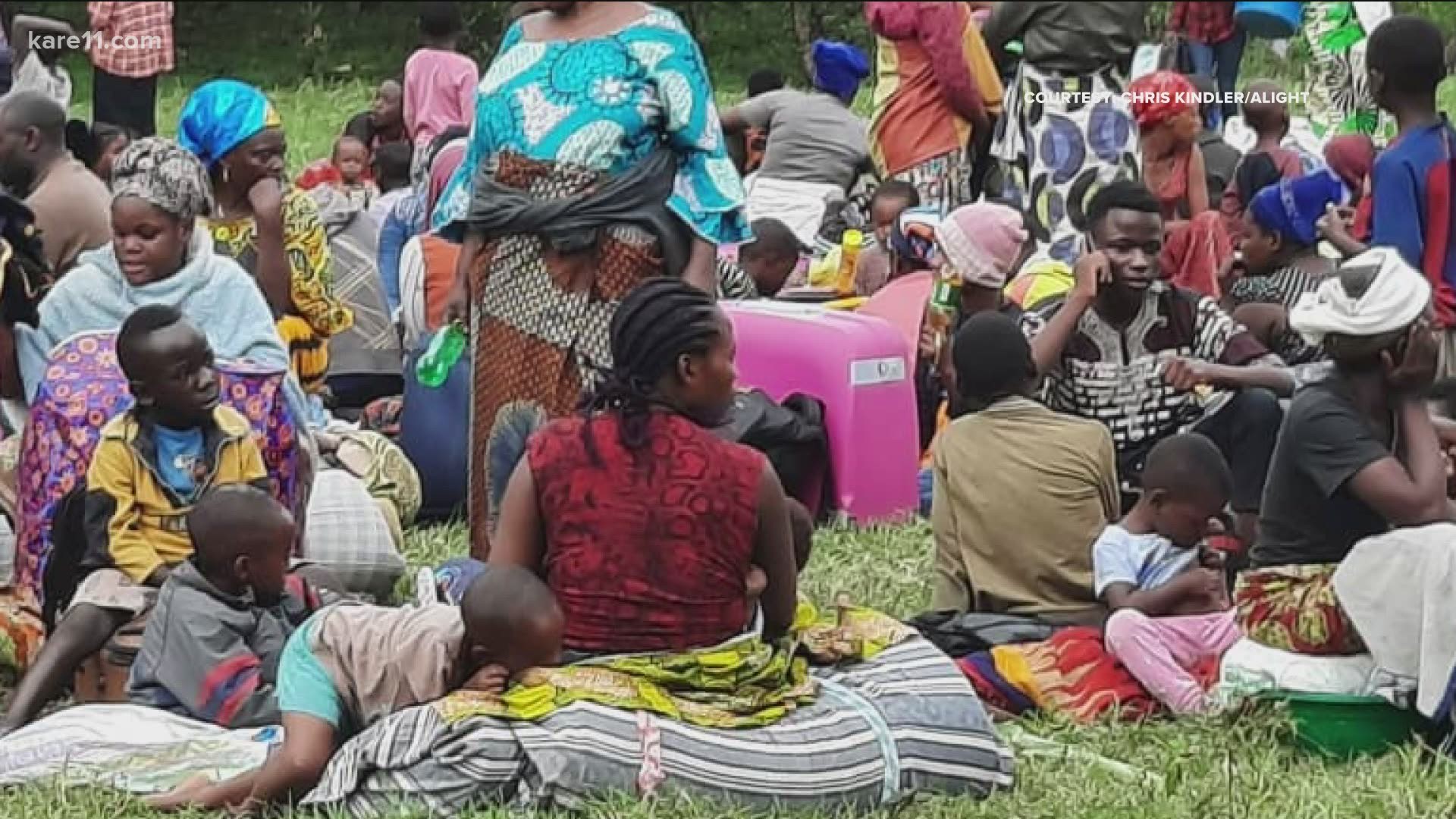 Authorities confirmed at least 32 people have died, another 40 people are missing and thousands have fled to Rwanda.