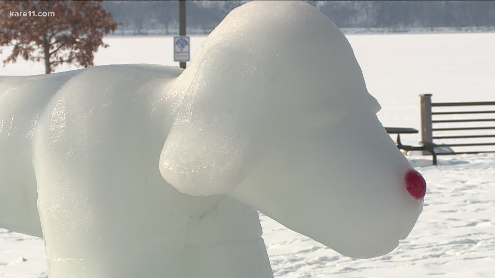 You can explore five new ice sculptures in five different Minneapolis parks... before they melt