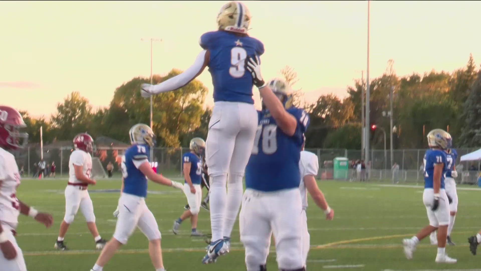 Keep up with the highlights from Friday's high school football matchup!