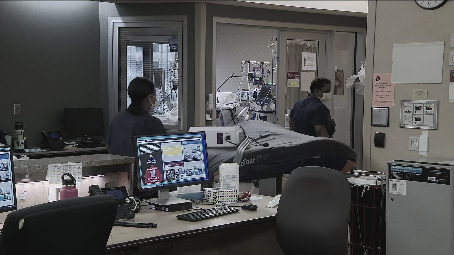 HCMC is the county's safety net hospital and it treats all patients who walk in the door regardless of insurance. 