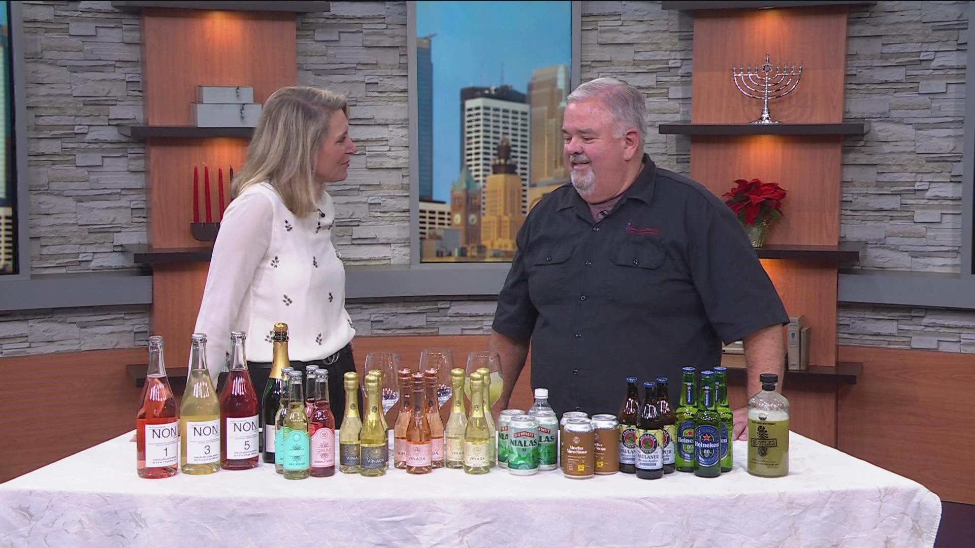 Owner Rodney Brown, founded Cedar Lake Wine Company in 2017 and joined KARE 11 Saturday to show off some new, non-alcoholic drinks.
