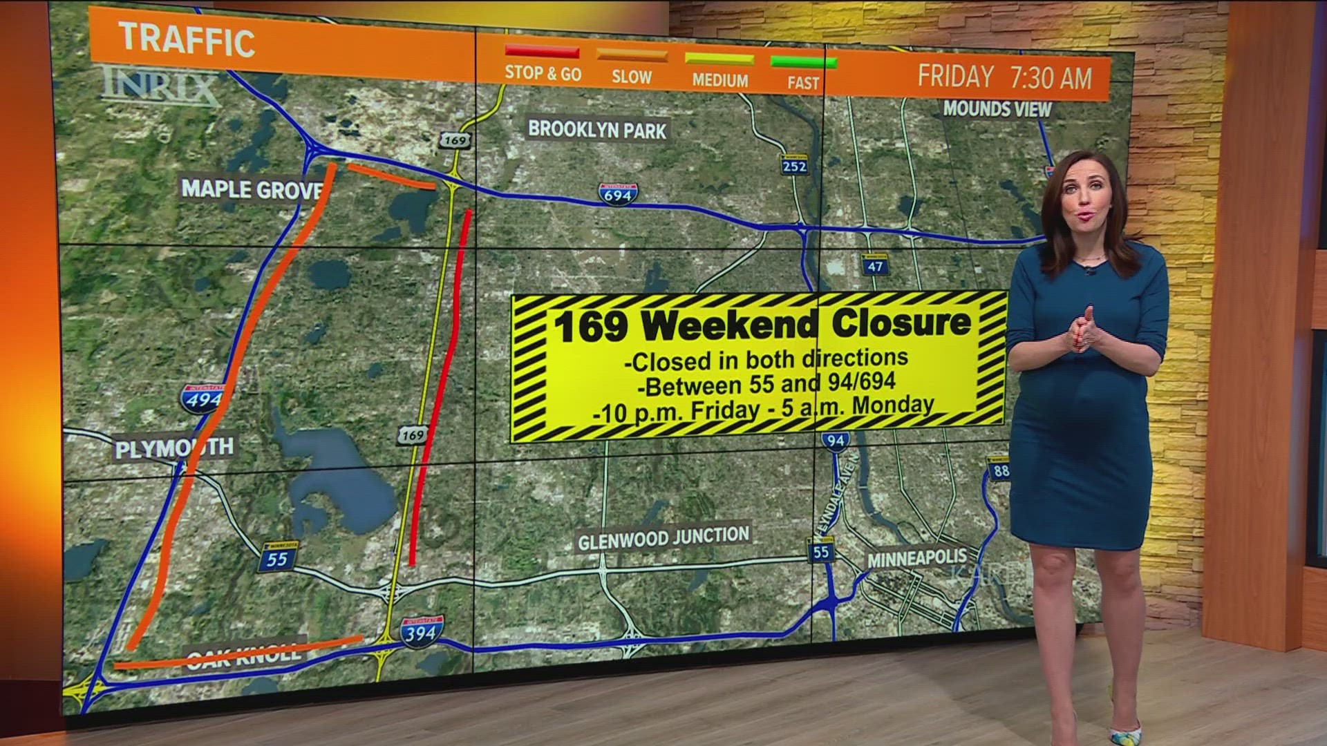 There's only one major closure on interstates and highways across the metro this weekend, but it's a DOOZY. KARE 11's Jennifer Austin has the detours.