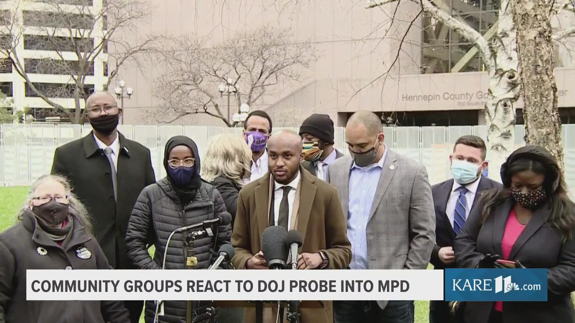 CAIR-MN organized a press conference with several community groups to demand more federal action to address flaws within the policing system across Minnesota.