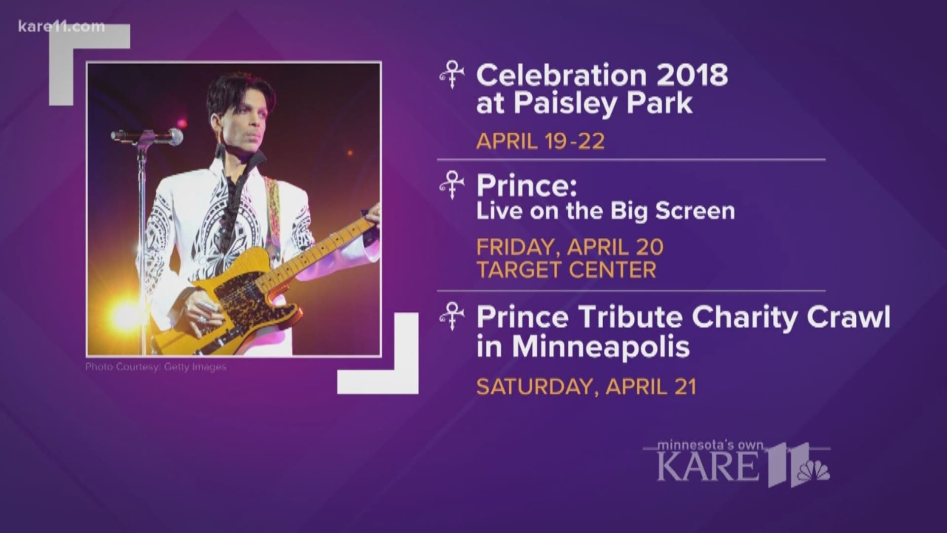 The event starts Thursday, the same day a decision will be announced on whether or not anyone will face criminal charges in Prince's death. https://kare11.tv/2Hdxtl7