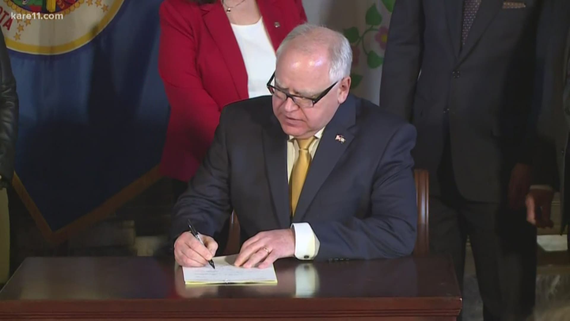 Governor Walz signed a bill setting aside $21 million for the coronavirus response. That's in addition to $4 million that was already shifted to the state's effort.