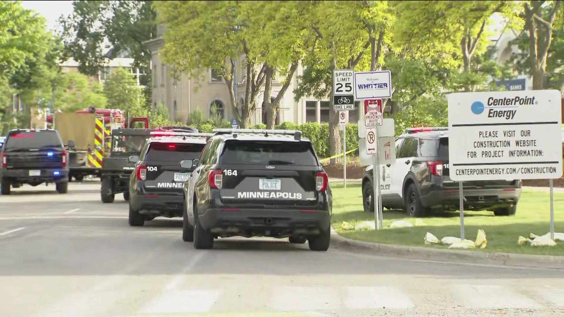 Minneapolis police are asking the public to avoid the area around the 2200 block of Blaisdell Avenue.