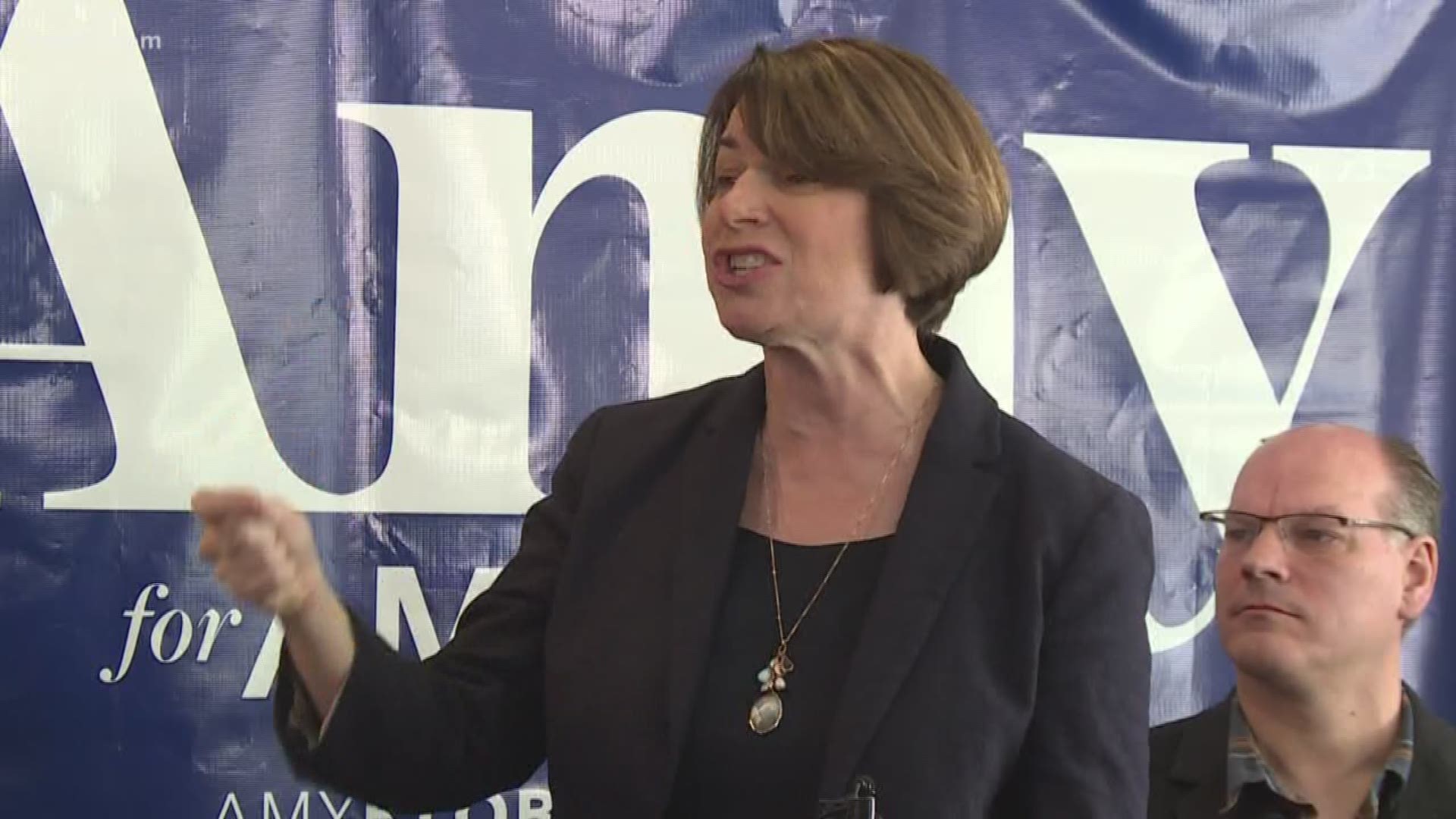 Klobuchar kicked off her presidential campaign by making Eau Claire, WI the first stop after her announcement at Boom Island Park last week.