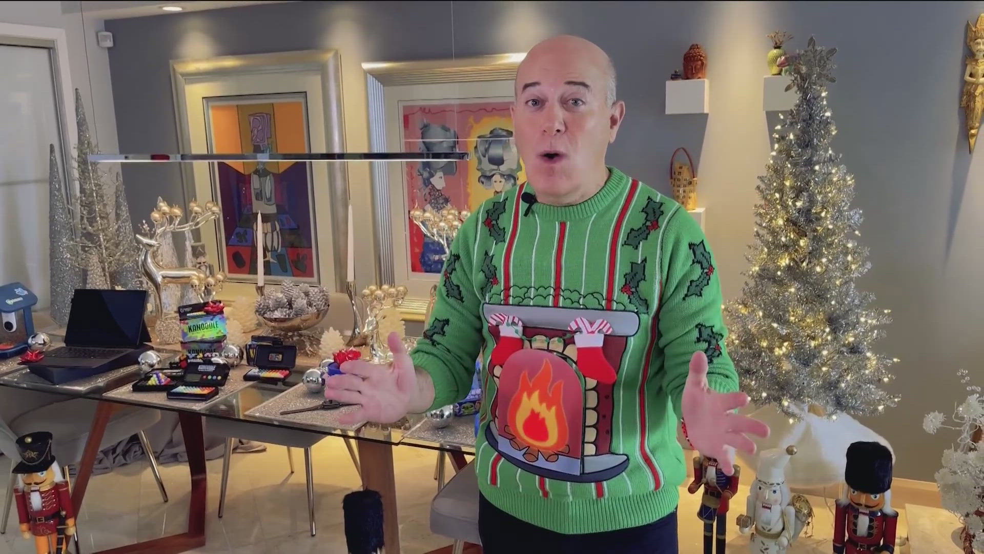 Greenberg is the host of YouTube's Gadget Game Show and has plenty to offer this holiday season from digital pets to puzzle games.