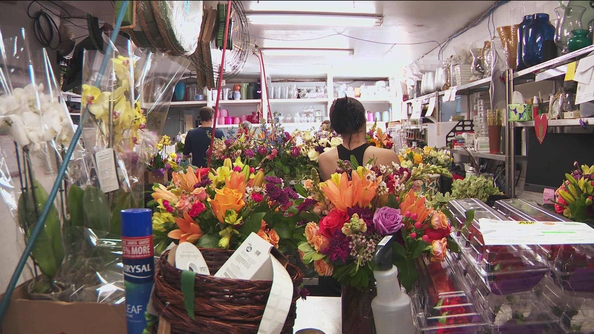 More than 80% of flowers sold in the U.S. are imported, mostly from Colombia and Ecuador.