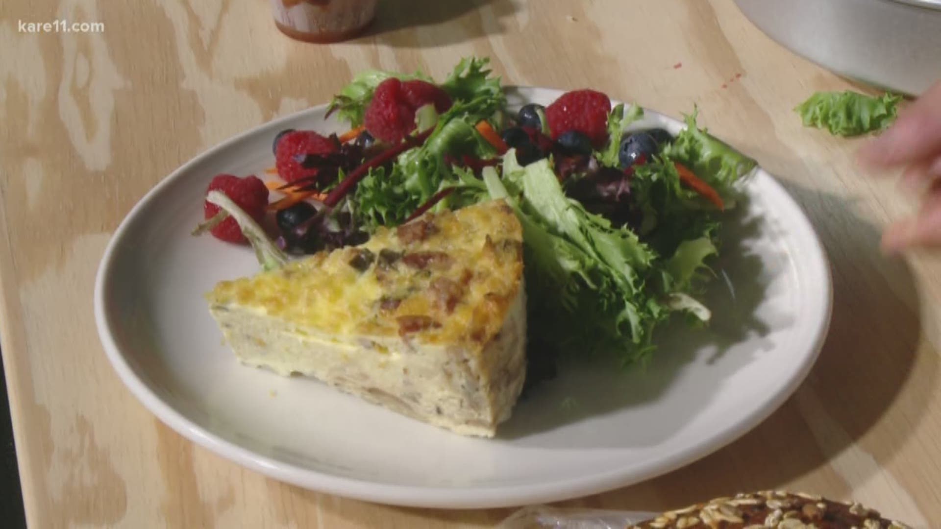 Beth Fisher, the Chef at French Meadow Caf� & Bakery, visits the KARE Barn to talk about Minnesota Cooks Day on Sunday... and to demo a delicious breakfast quiche. https://kare11.tv/2P64lzx