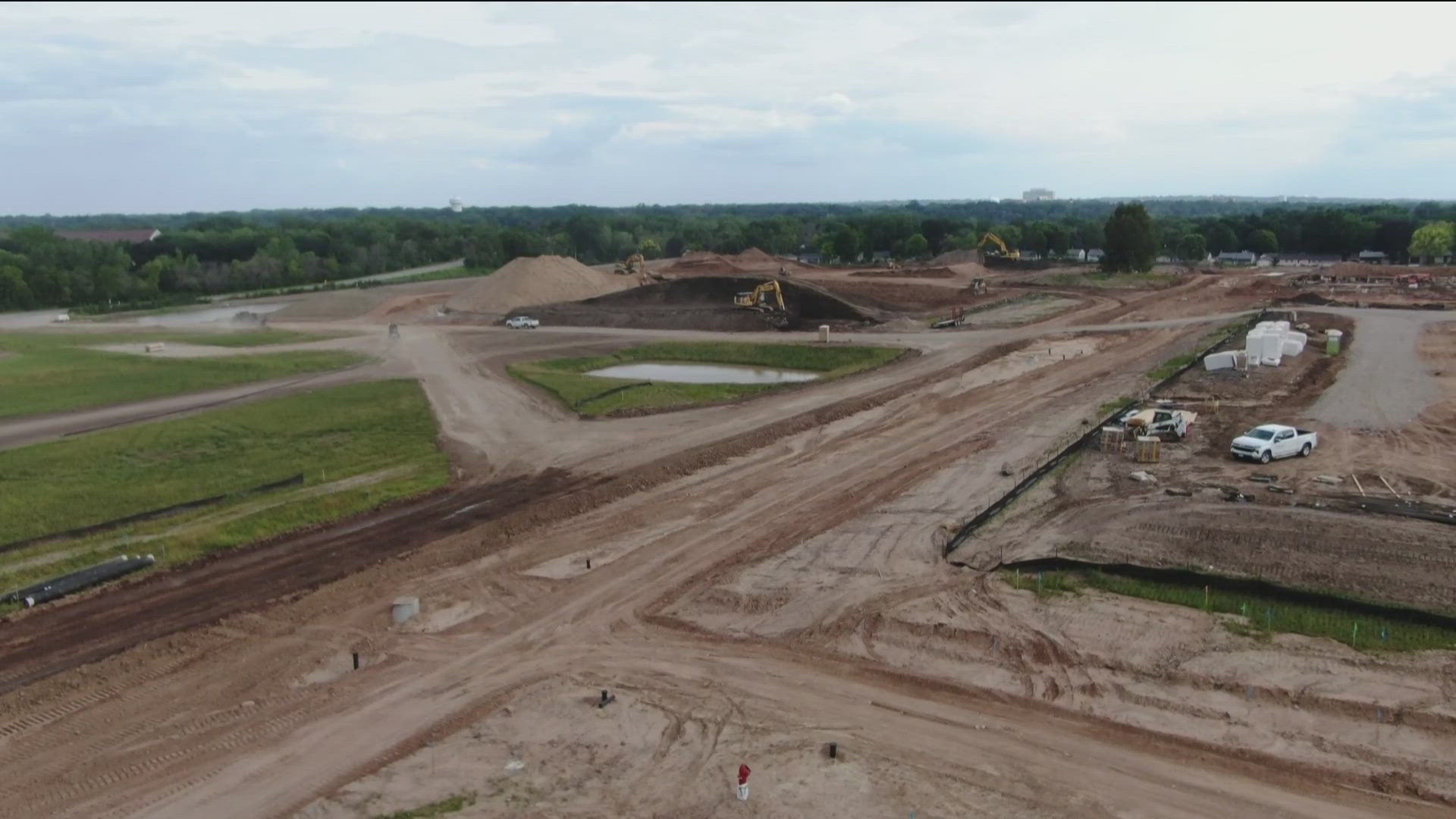 Construction is already underway at the former Hillcrest Golf Course.