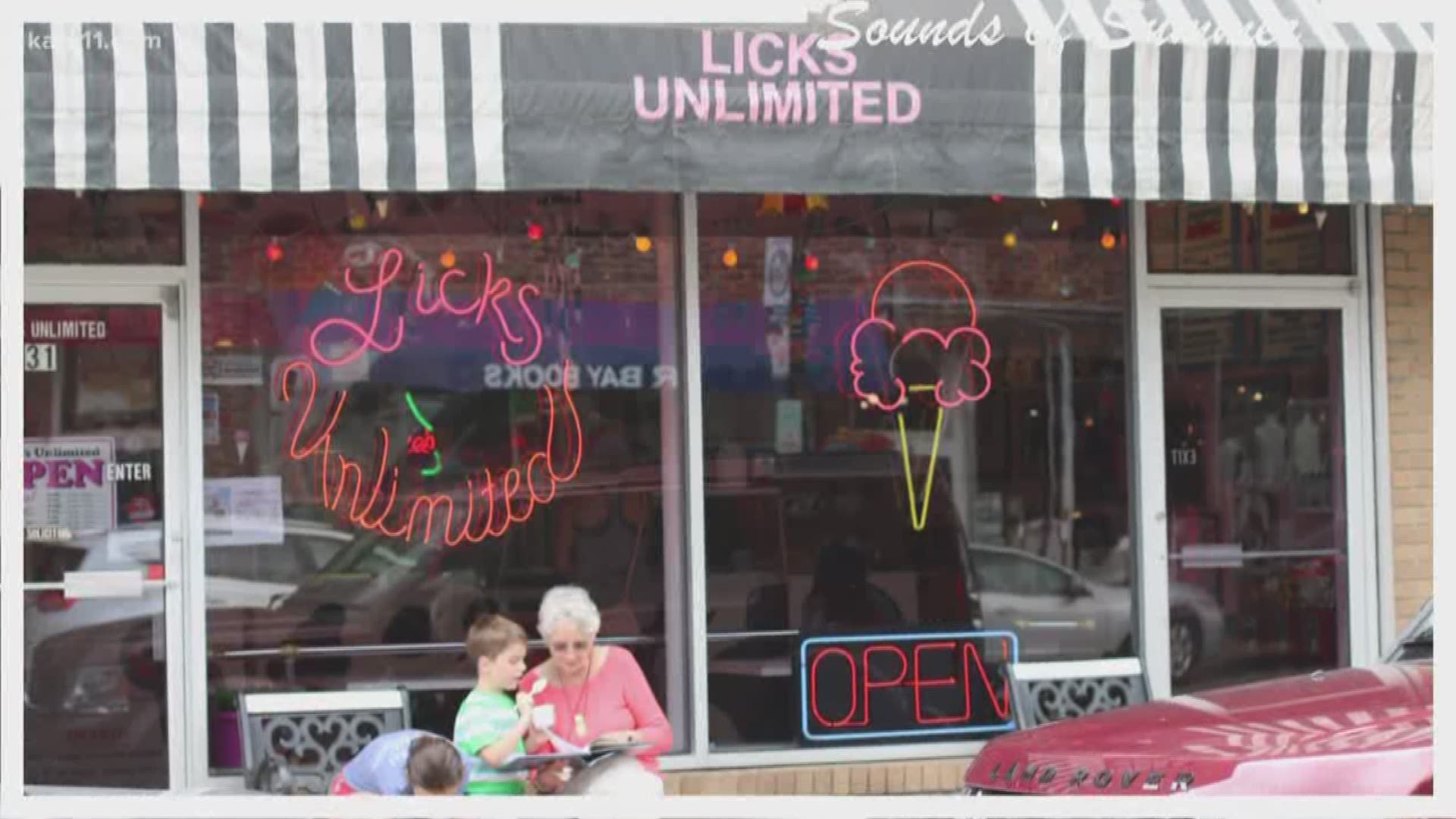 We're bringing you the sounds of summer on KARE 11 Sunrise, starting with Licks Unlimited ice cream shop in Excelsior!