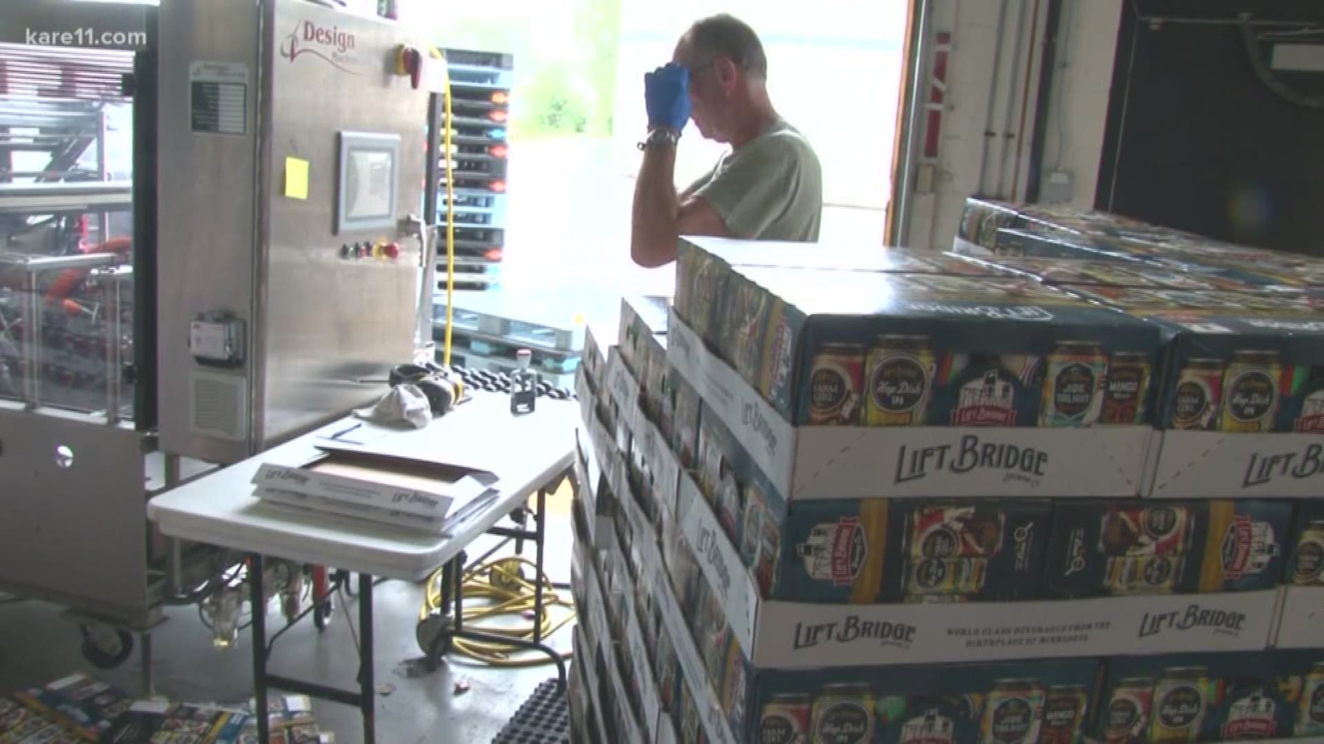 Minnesota law says once a brewery produces 20,000 barrels of beer a year, they can no longer sell off-sale beer.
