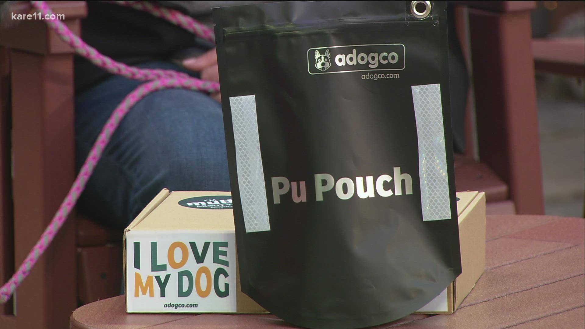 KARE 11's Karla Hult spoke to Jenn Glass, the local creator of a new product for dog owners.