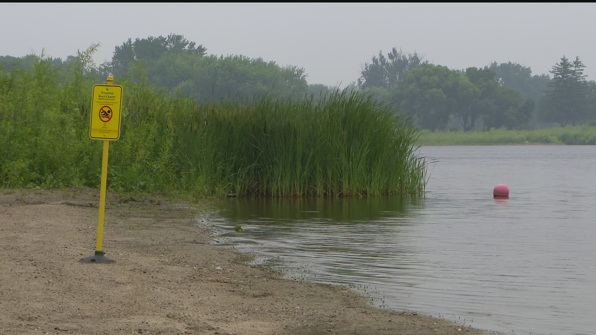 The Minneapolis Park and Recreation Board (MPRB) website shows both the Thomas and Lake Hiawatha beaches are temporarily shut down with high E. coli levels.