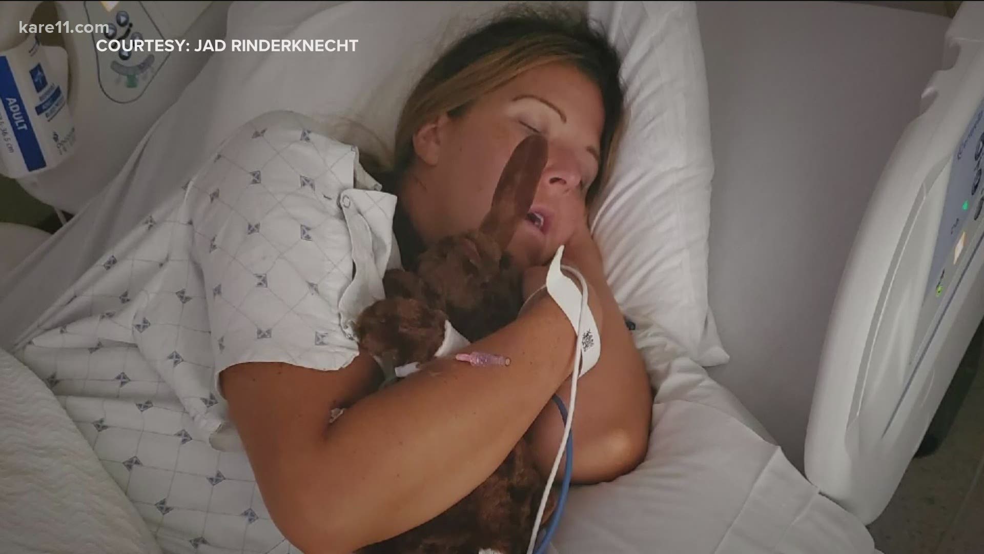 Nicol Rinderknecht was out with coworkers when she started to feel dizzy. Luckily they rushed her to the hospital, and they may have saved her life.