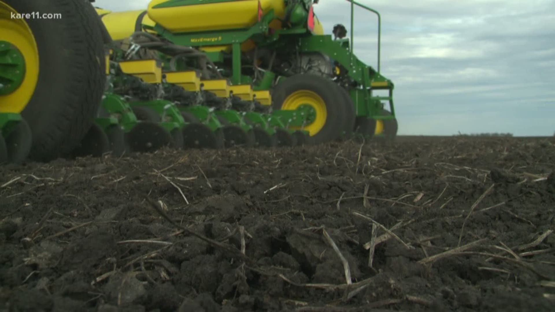 Our cool, wet weather trend this spring is giving many Minnesota farmers a late start in the fields. Farmers typically like to have crops - like corn - in the ground by mid-May. But as Heidi Wigdahl shows us, this year, that's a challenge.