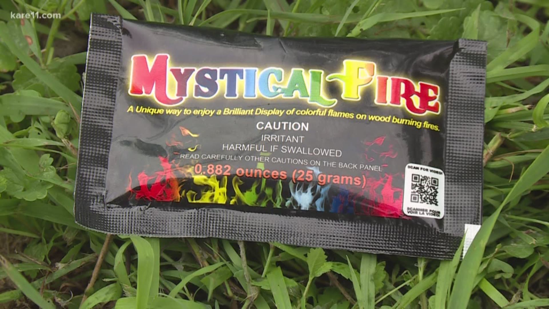 As the Fourth of July nears, Minnesota Poison Control is warning about Mystical Fire, a chemical people use to brighten flames in their campfires that has sickened several Minnesota toddlers, even sending one to the hospital.