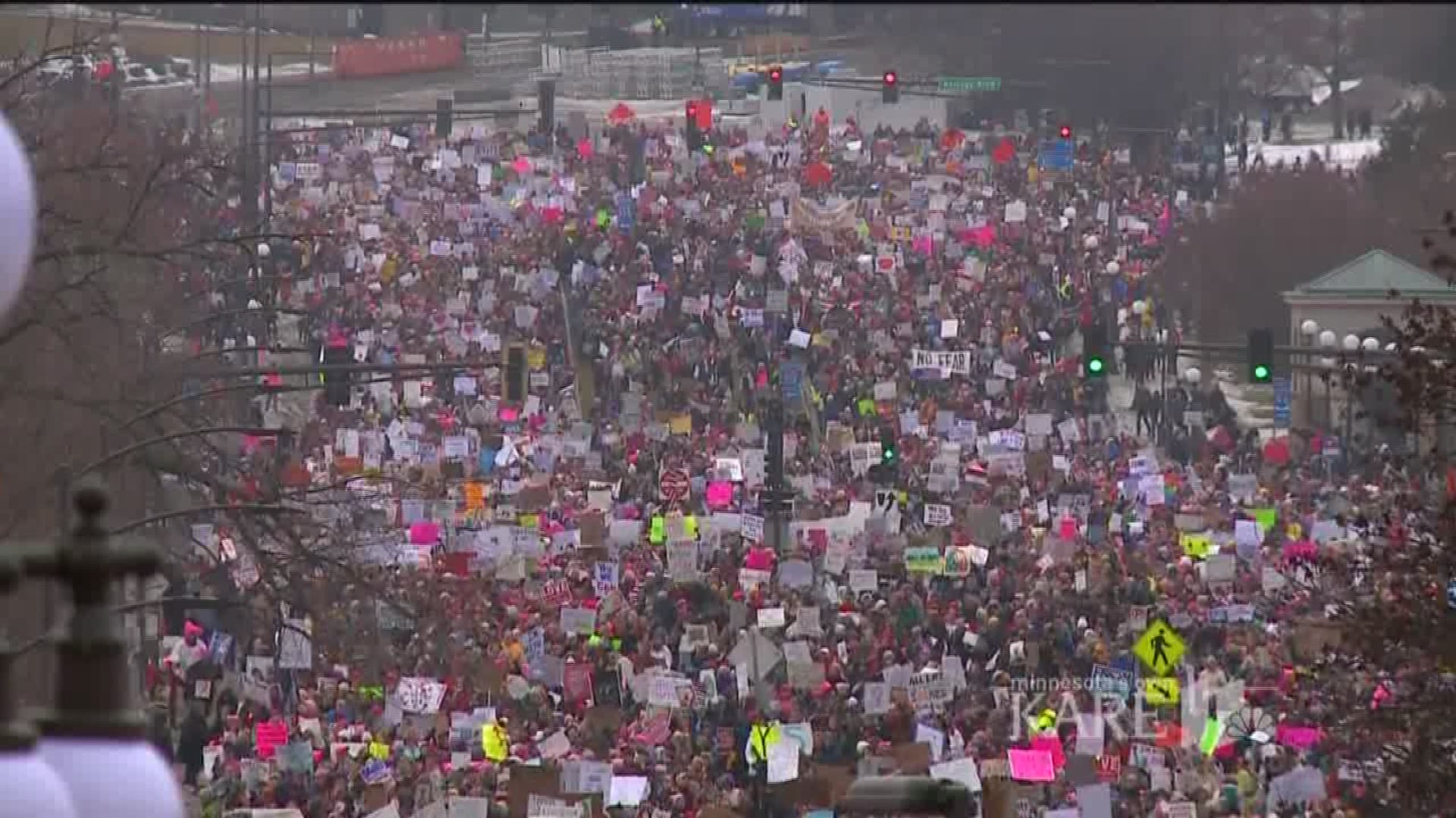 Thousands gather in MN, DC for Women's Marches