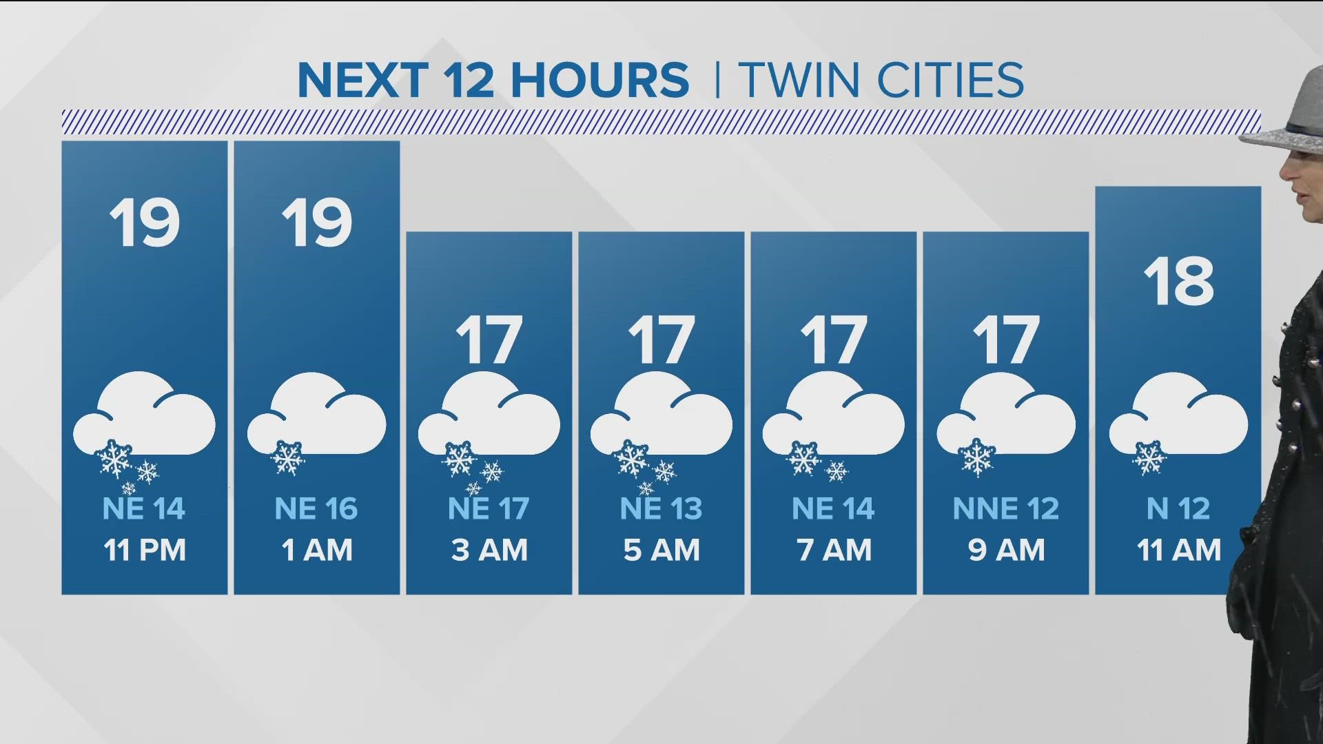 KARE 11's team coverage provides a look at how the winter storm is impacting the Twin Cities.