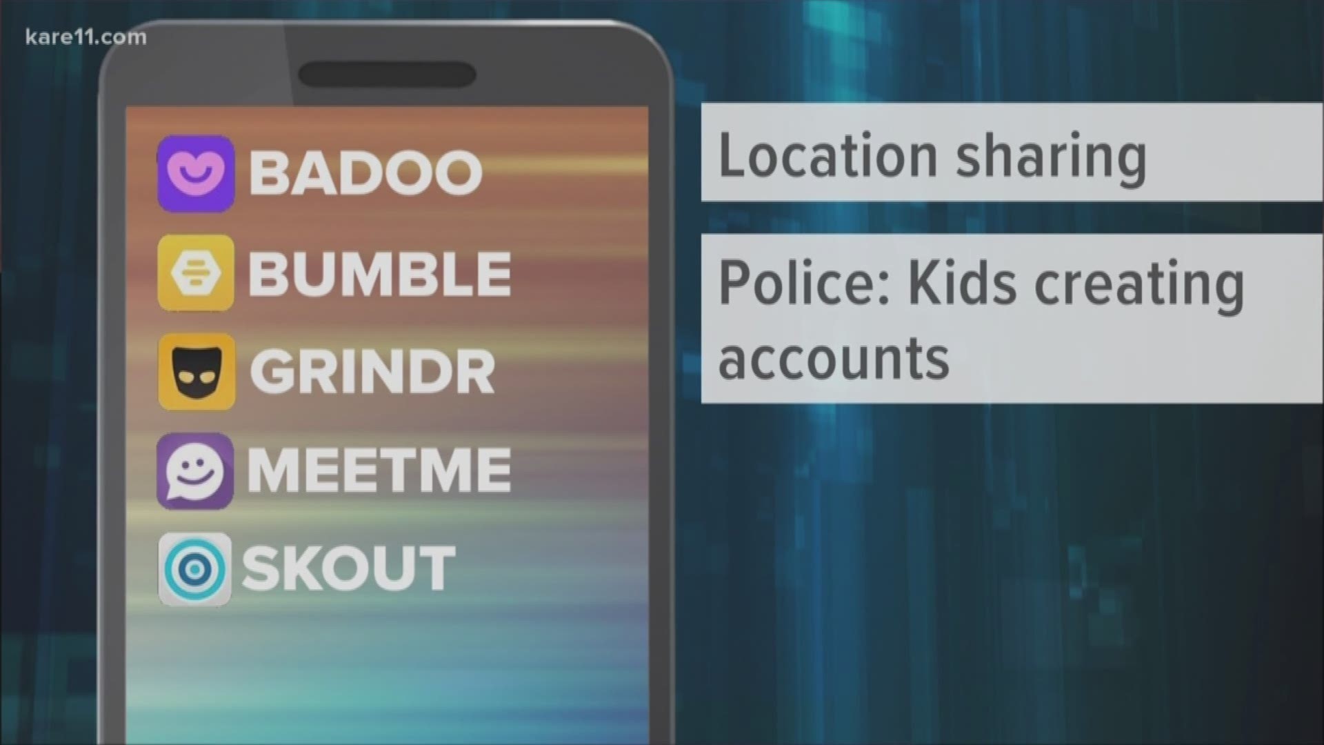 Worried about what is on your child's phone? These are 15 apps you should look out for. https://kare11.tv/2Te9hFN