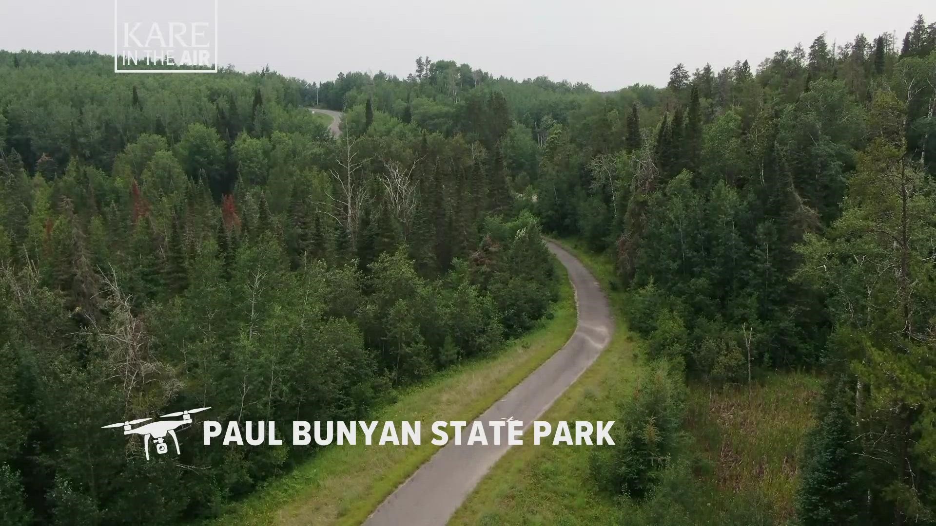 Our summer drone series takes us over the longest paved bike trail in Minnesota.