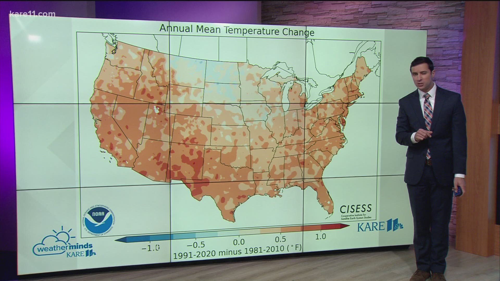 The National Weather Service released data for the new 30-year climate normal, which gives us a snapshot of what the recent climate is doing and how it's changing.