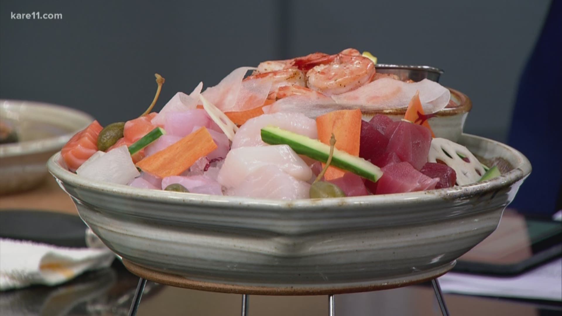 We invited Octo fishbar’s executive chef, Shane Oporto, to join us in studio, to share the secrets behind his award-winning dish, Seafood Pozole Verde. https://kare11.tv/2HbOdO1