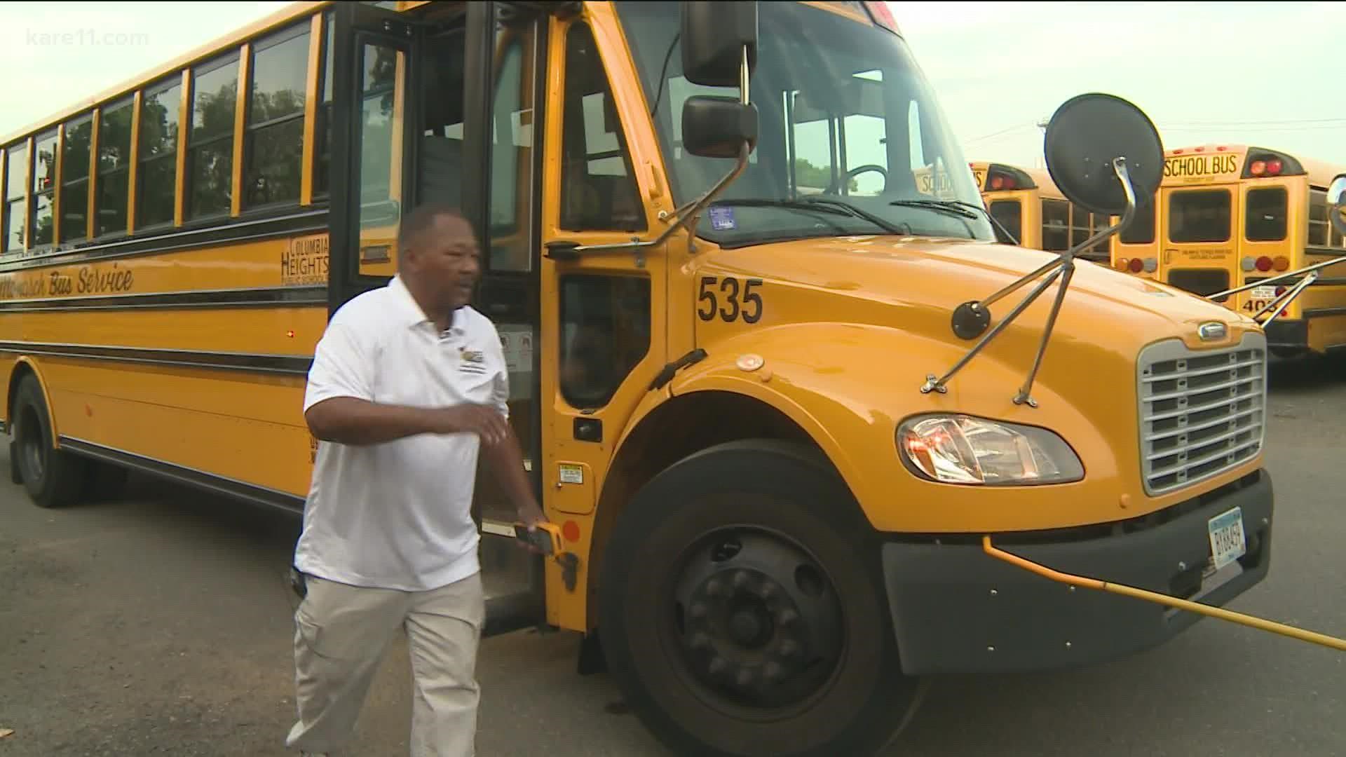 Veteran school bus driver Victor Smith of Monarch Bus Service explains the pros and cons of being a school driver.