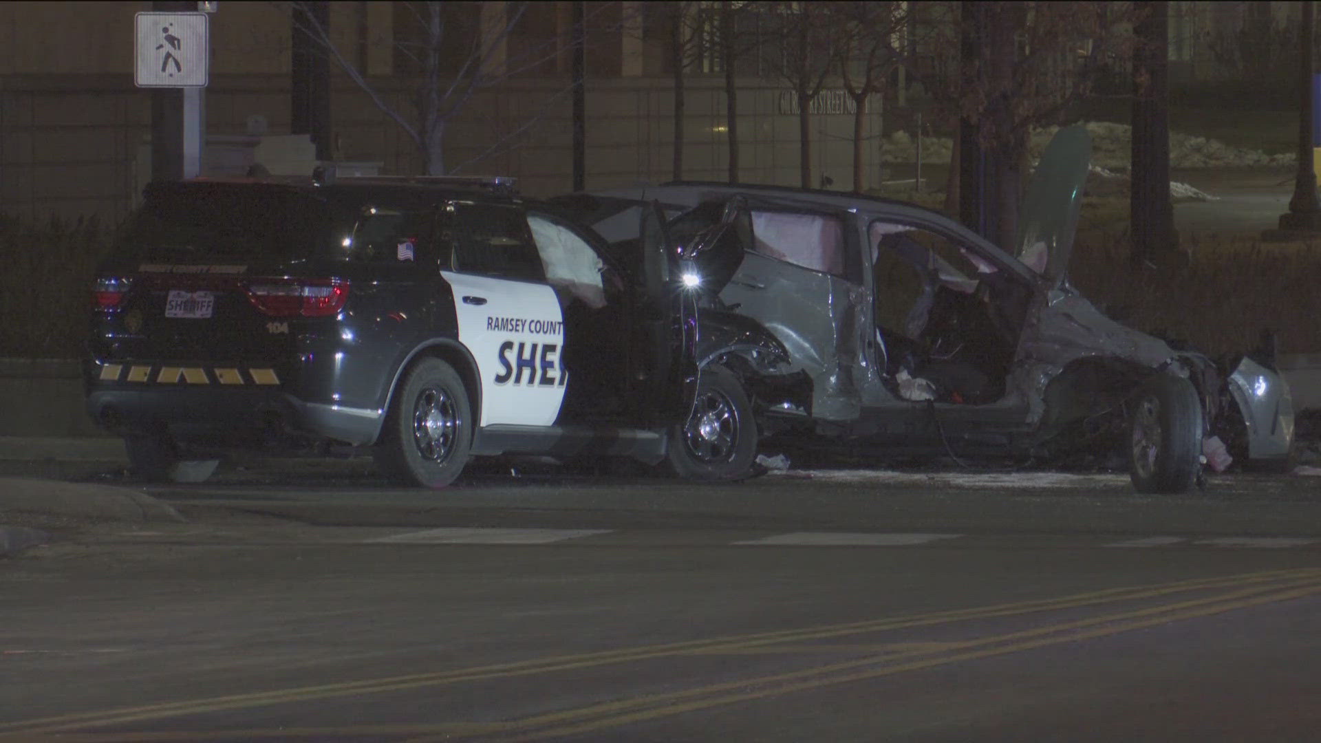 One dead after crash with Ramsey County Sheriff's Office deputy | kare11.com