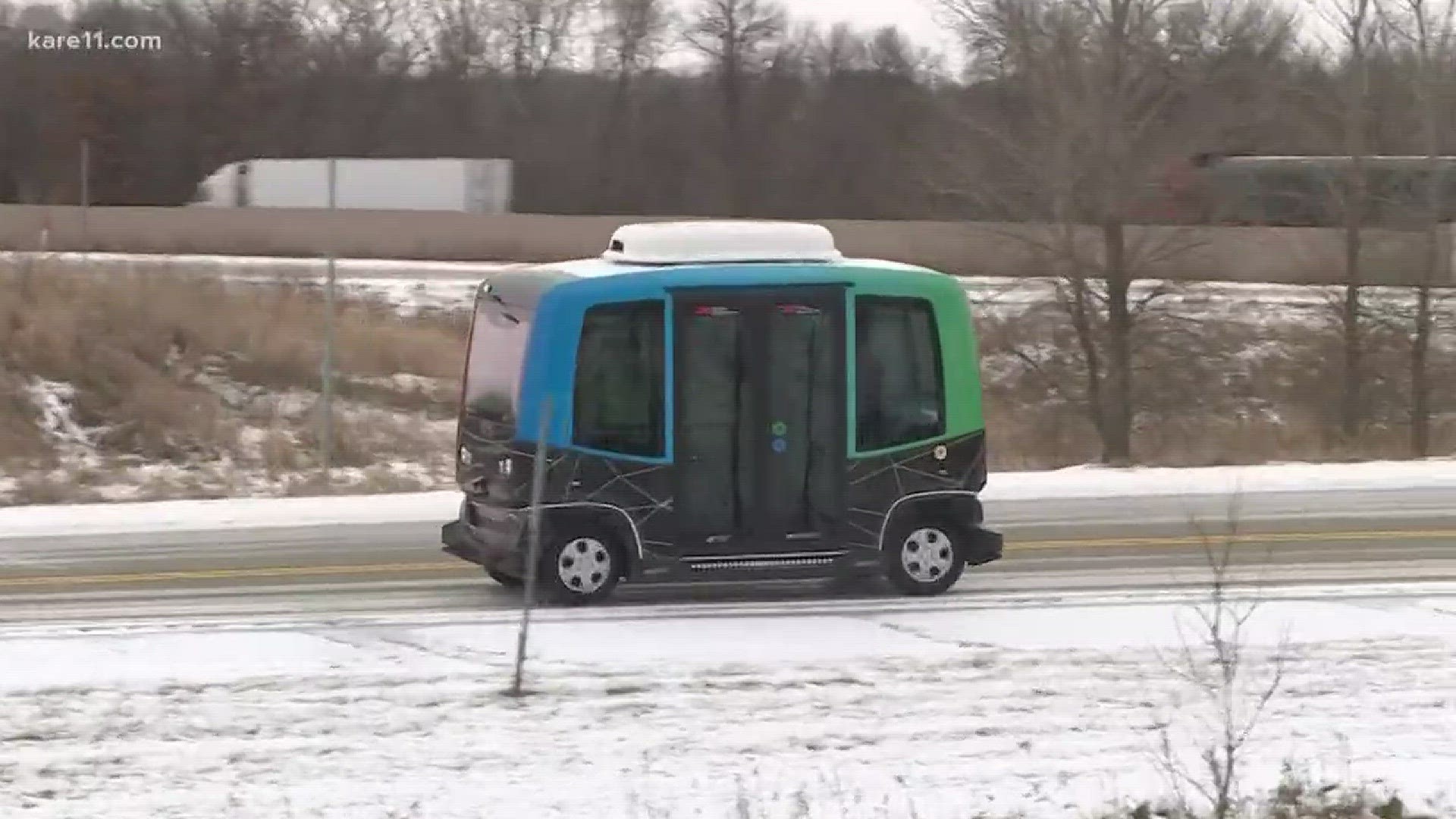 Over the next four months, MnDOT will be testing an autonomous shuttle bus. http://kare11.tv/2yj7gfA