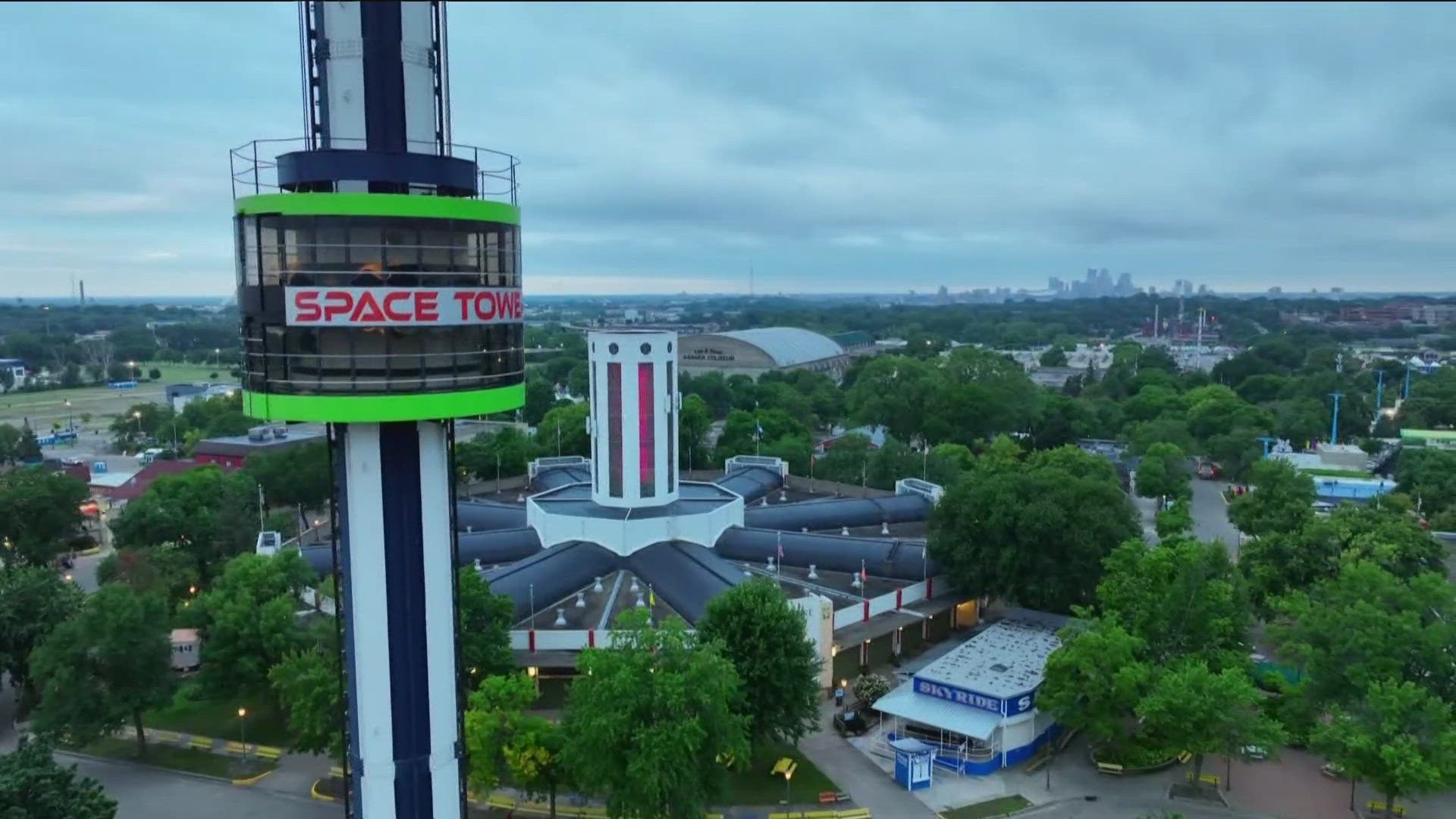 A 60-year-old space tower that was broken and is now back up and running.