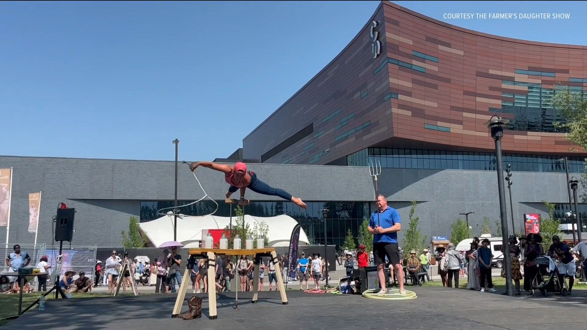 'Farm-tastic gymnastics' at Minnesota State Fair
