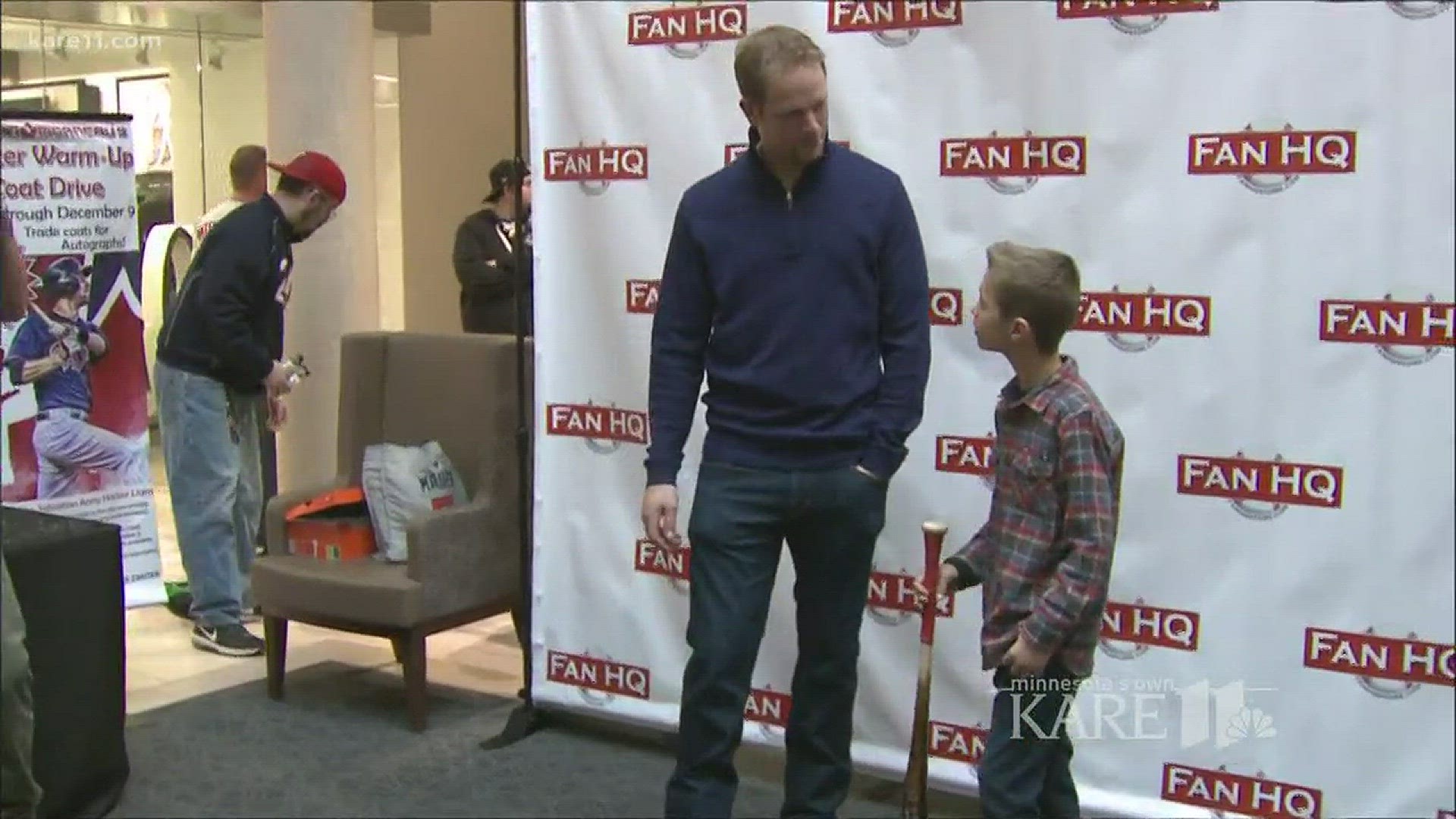 Eleven-year-old Ben Derbis from St. Michael collected 1,660 coats for the Justin Morneau Winter Warm-Up Coat Drive this year. That's more than a quarter of the total collection. http://kare11.tv/2nQiI2v