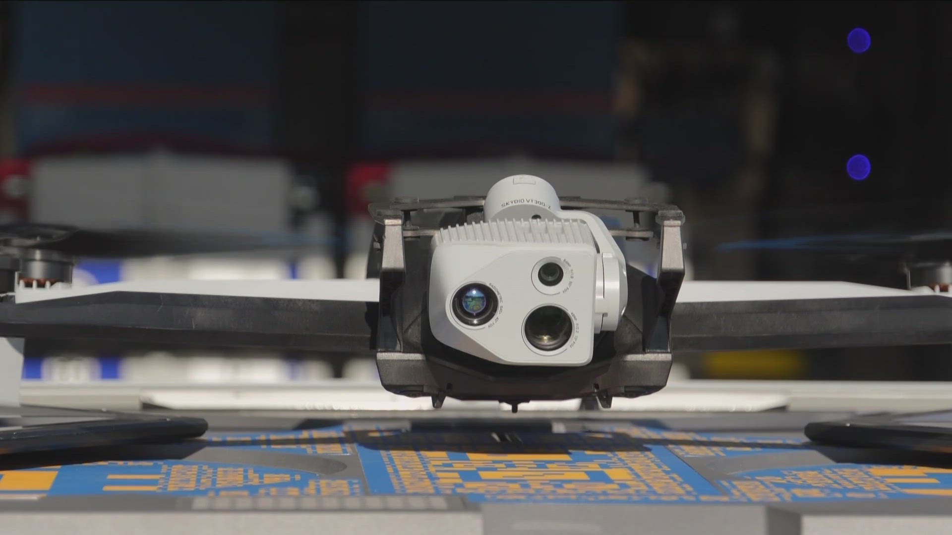 Six drones sit on top of four fire stations across the city, able to respond quickly to emergencies.