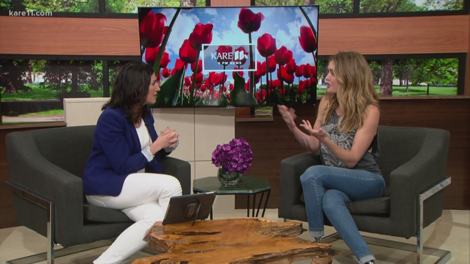 Paralympian Amy Purdy stops by KARE 11