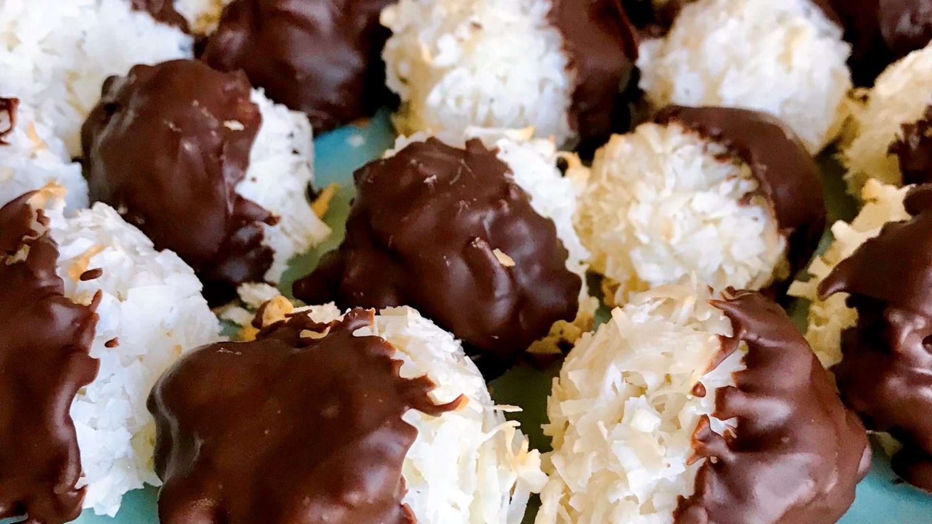 Easy, chocolate-dipped coconut macaroons that are perfect for Passover.