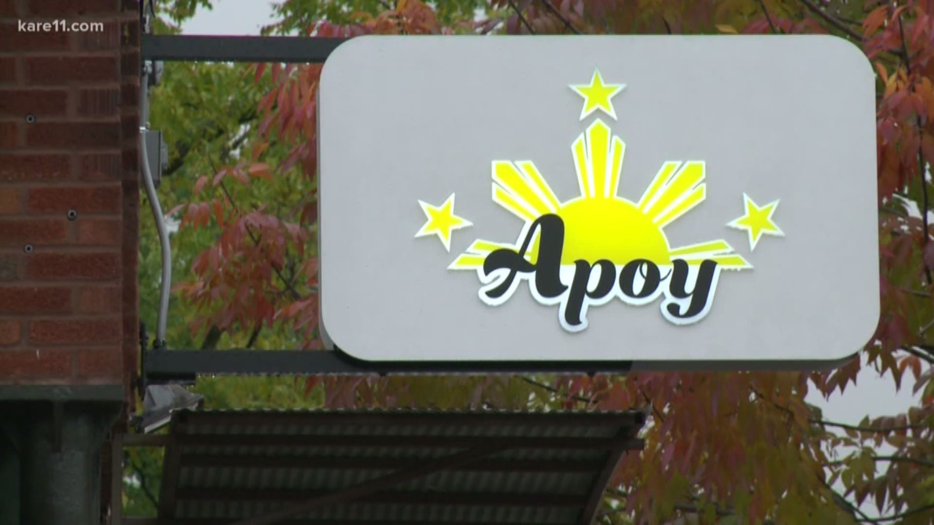 Apoy, which opened in September in the Kingfield neighborhood, is the only full-service Filipino restaurant in Minneapolis.https://kare11.tv/2NFbrds