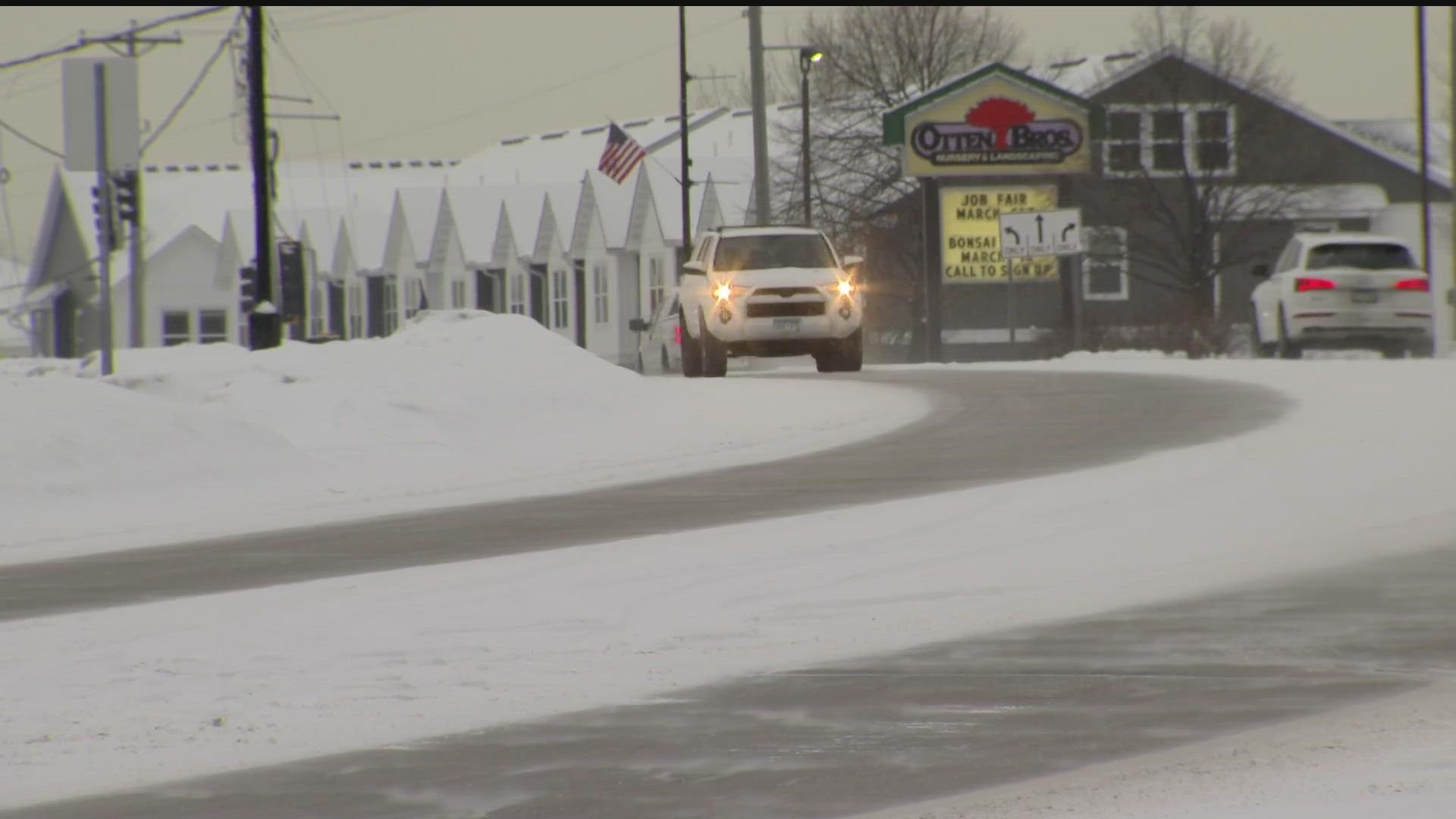 Blowing snow could cause significant problems in more remote areas of Minnesota.